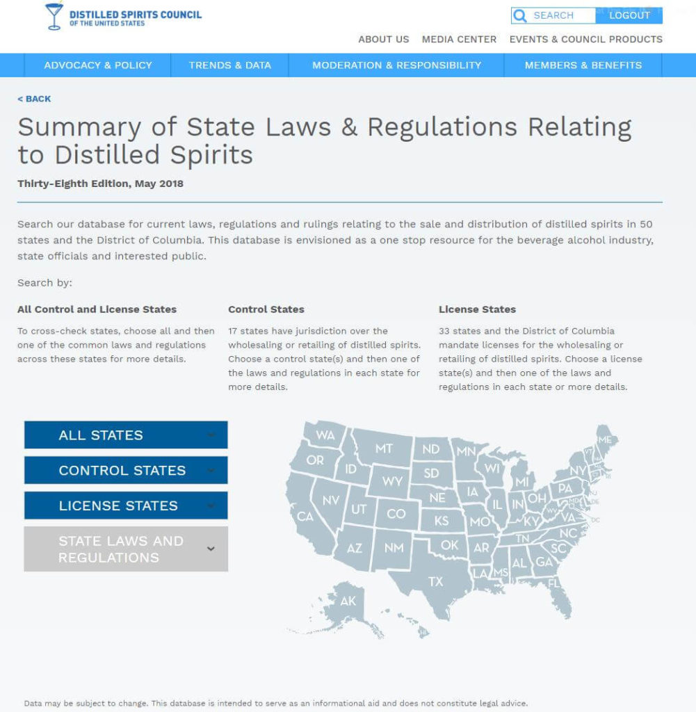 DISCUS Events and Products Distilled Spirits Council of the United States